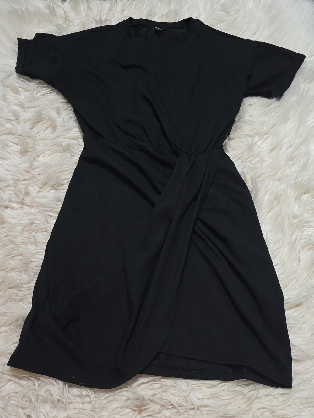 NWOT Express Wrap Mini T Shirt Dress- XS - Picture 3 of 8